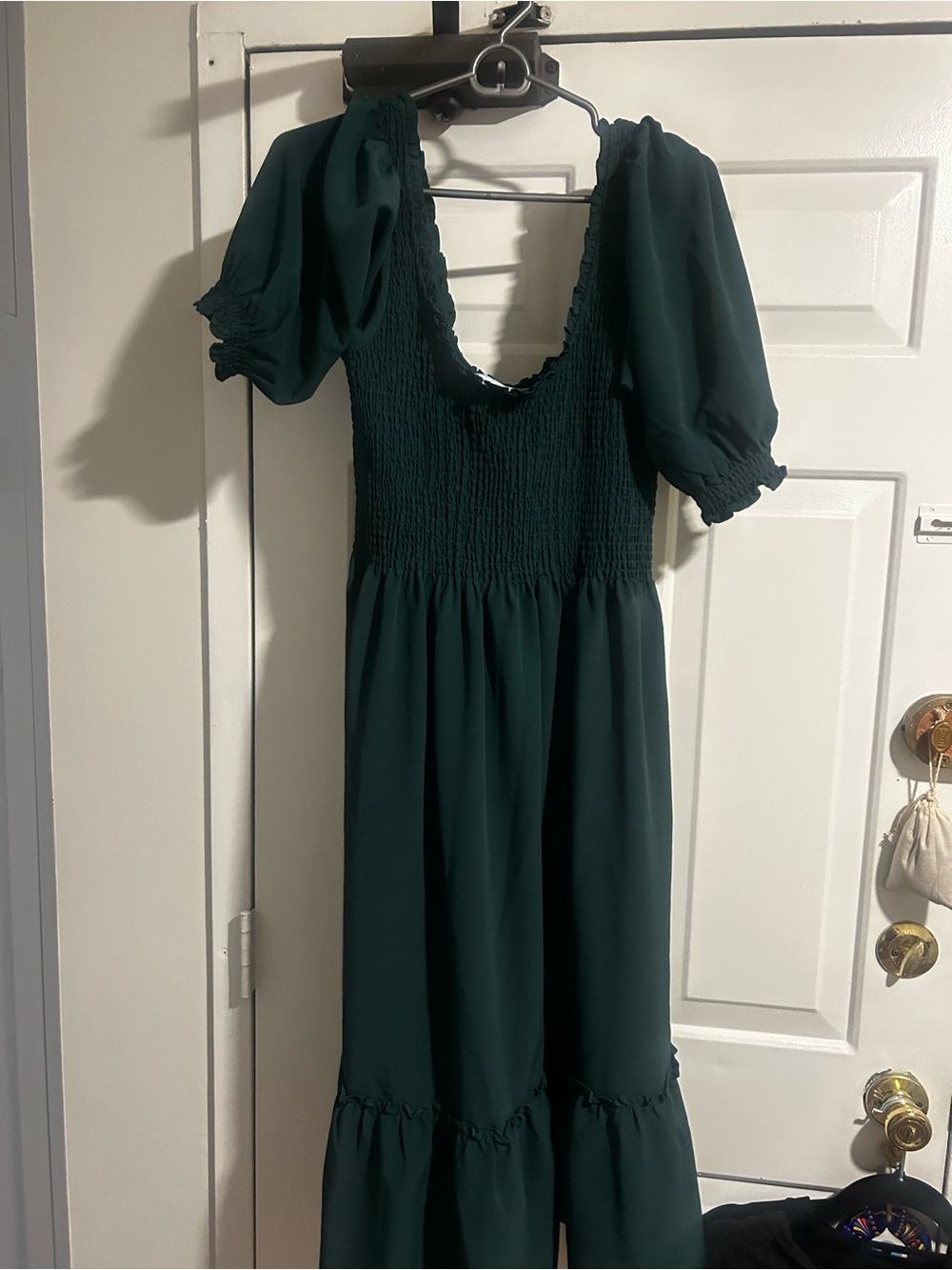 Hill House Nap Dress in emerald green